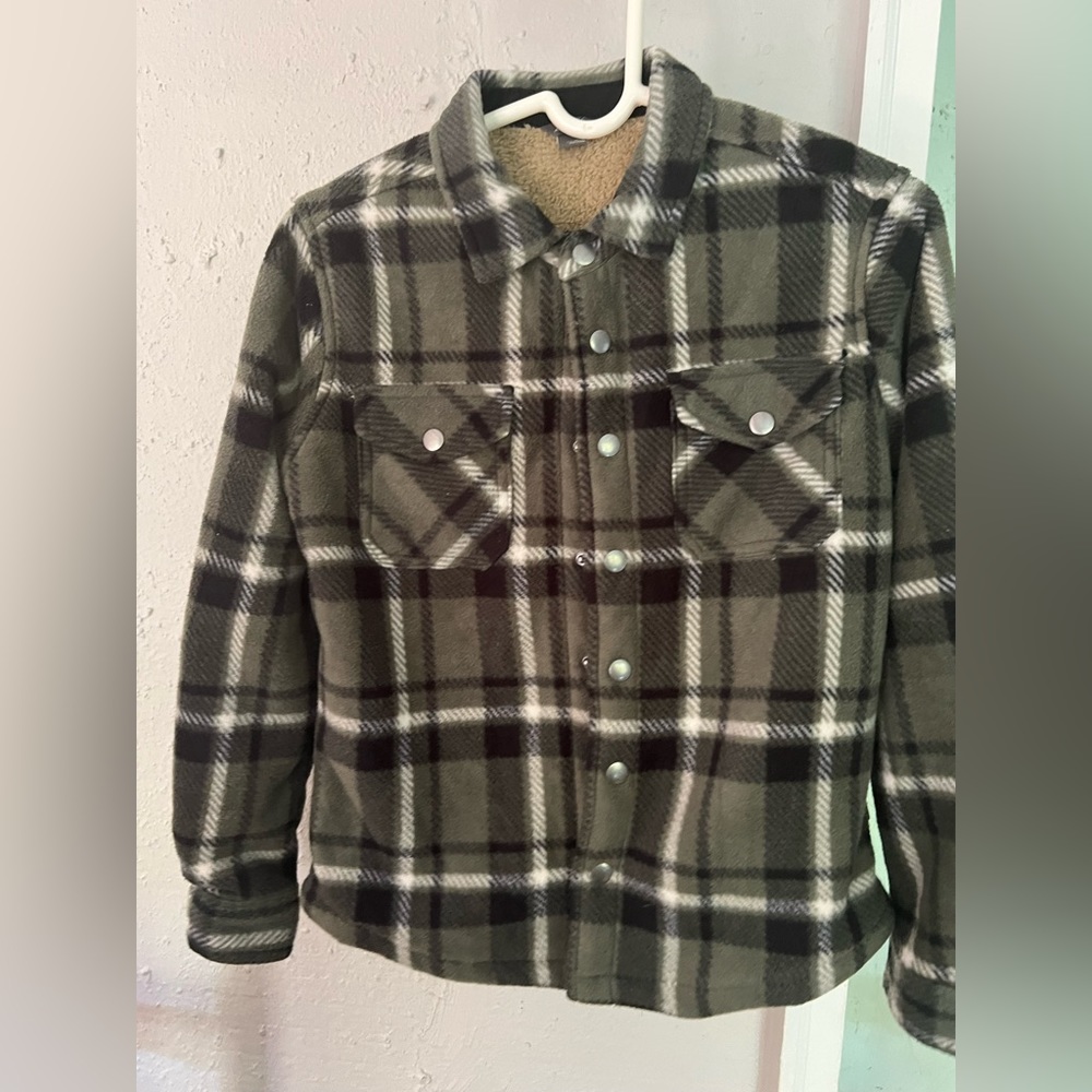 Boys Eddie Bauer lined Flannel 10/12